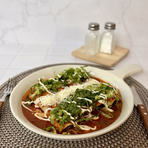 Enchiladas Veggie Rojas